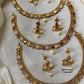 Golden stone necklace Aksha Trends