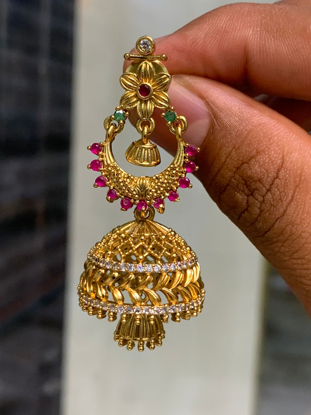 Pirai jhumkas Aksha Trends 