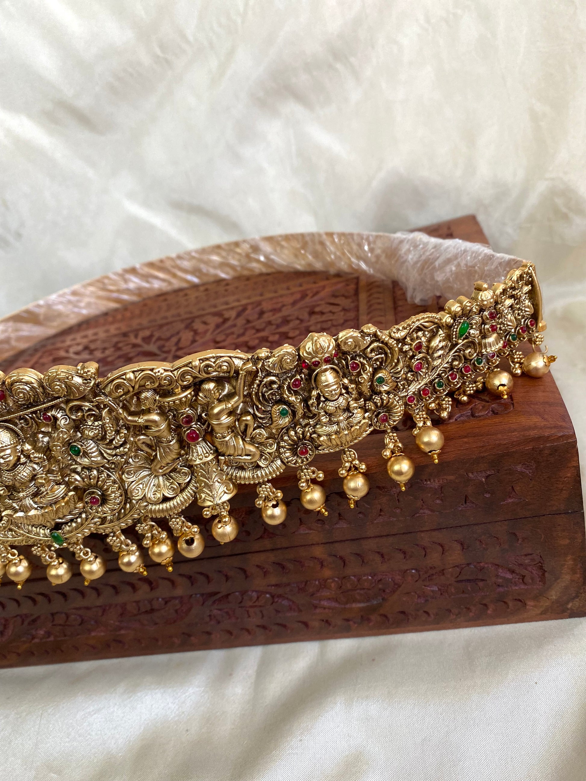 Nagasi bridal hipbelt -Premium Antique Aksha Trends