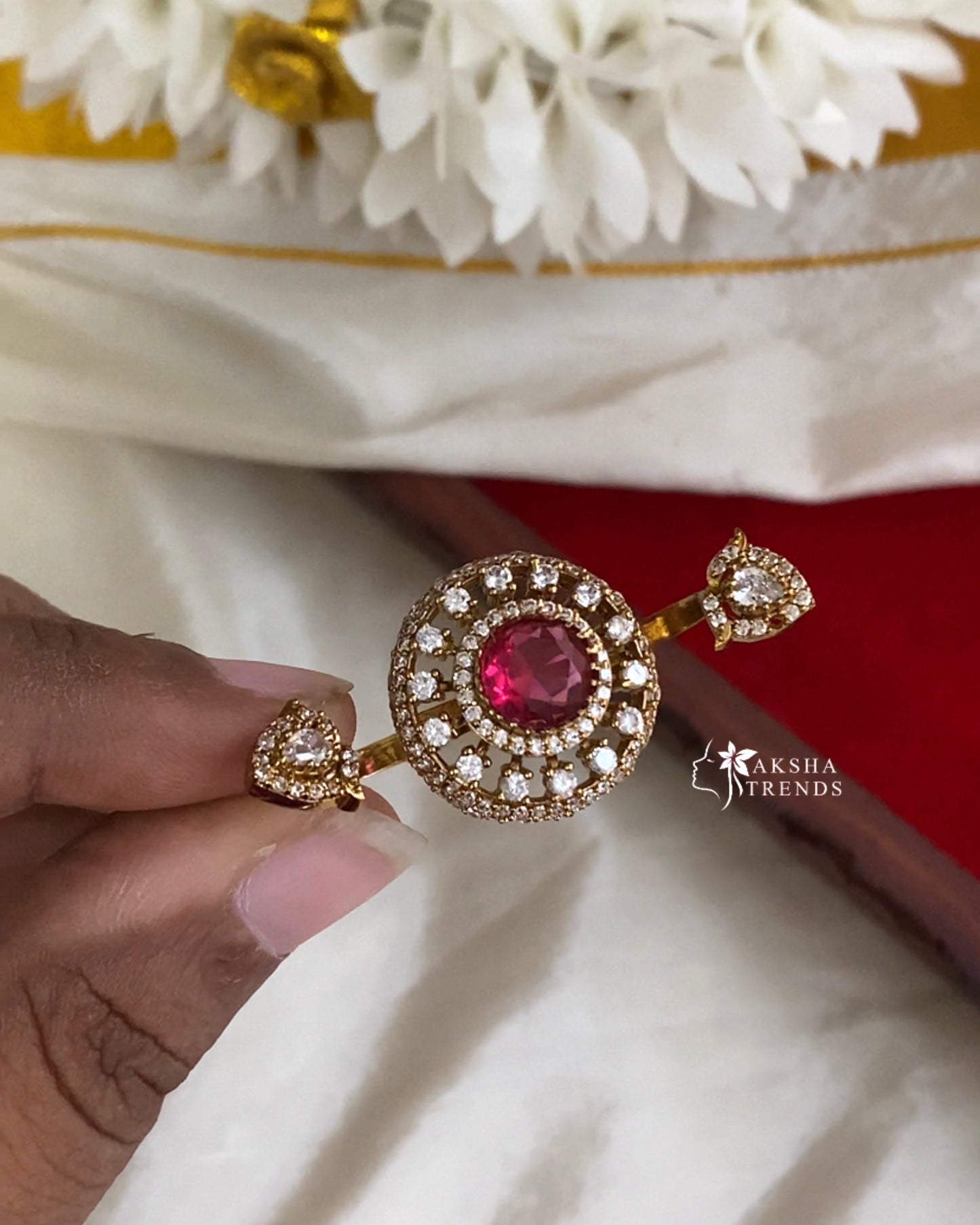 Royal diamond finger rings -Ruby Aksha Trends