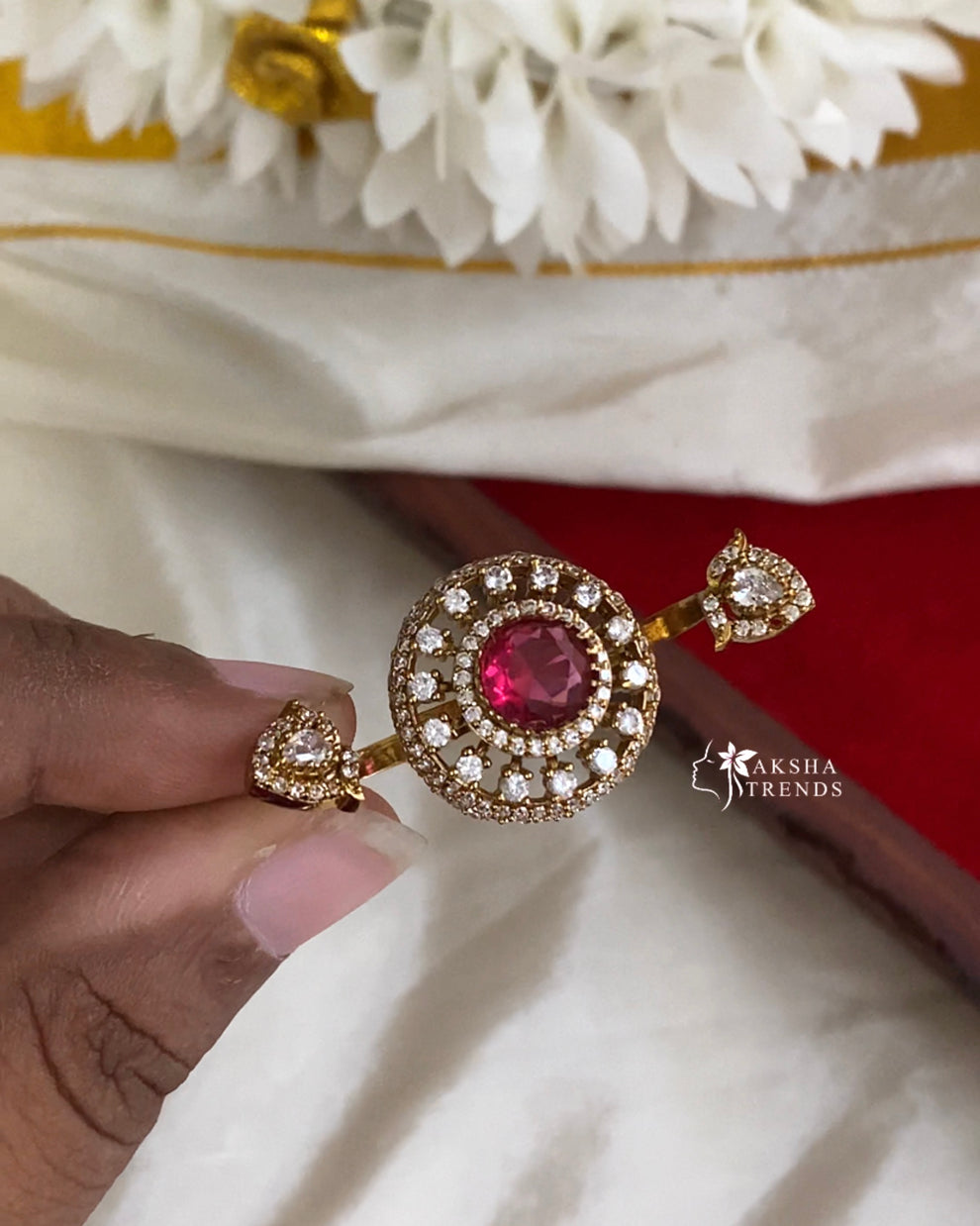 Royal diamond finger rings -Ruby Aksha Trends 