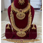 Golden manga bridal set Aksha Trends