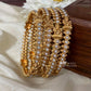 Temple pearl bangles Aksha Trends