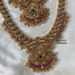 Mayura Grand bridal set -Gold bead Aksha Trends