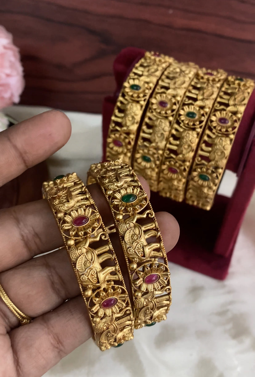 Elephant bangles (2pc) Aksha Trends