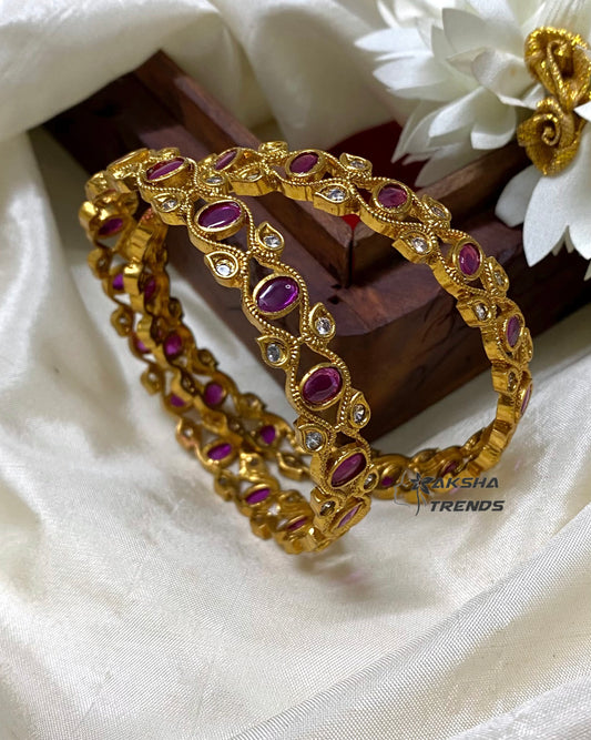 Kemp bridal bangles (2pc) Aksha Trends