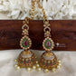 Bridal AD Jhumkas with Earmaati Aksha Trends