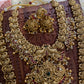 Mayura Grand bridal set -Gold bead Aksha Trends