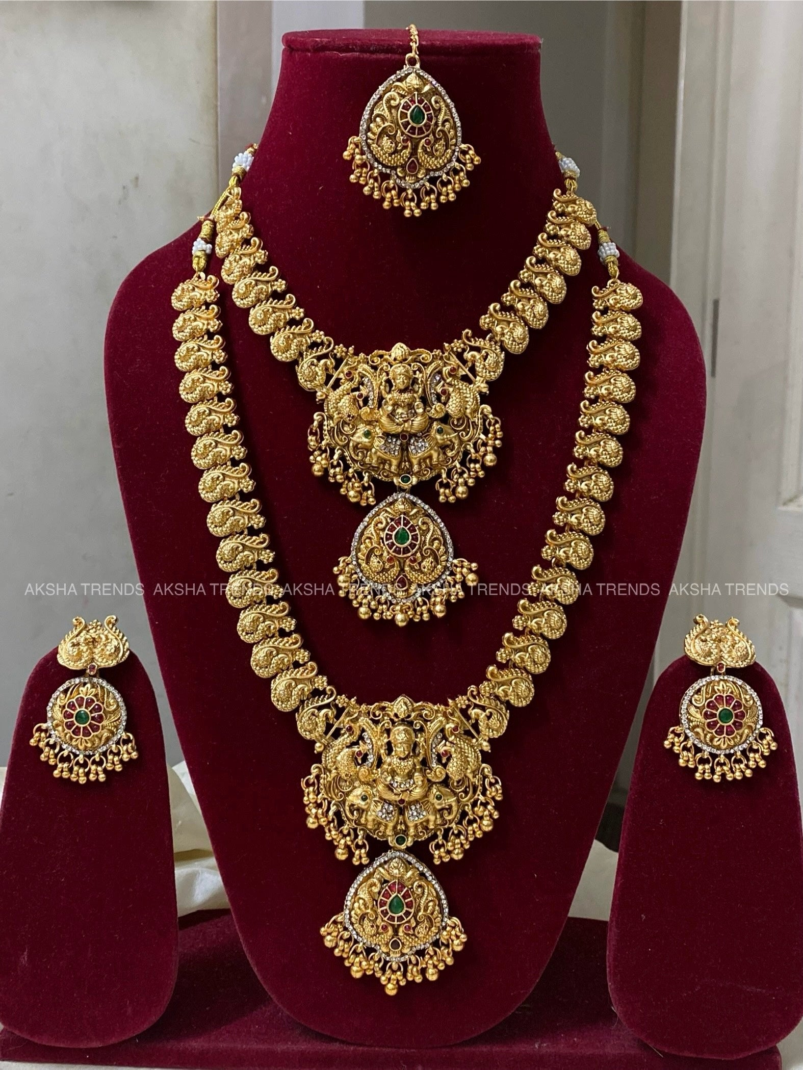 Lakshmi bridal combo -Gold Aksha Trends