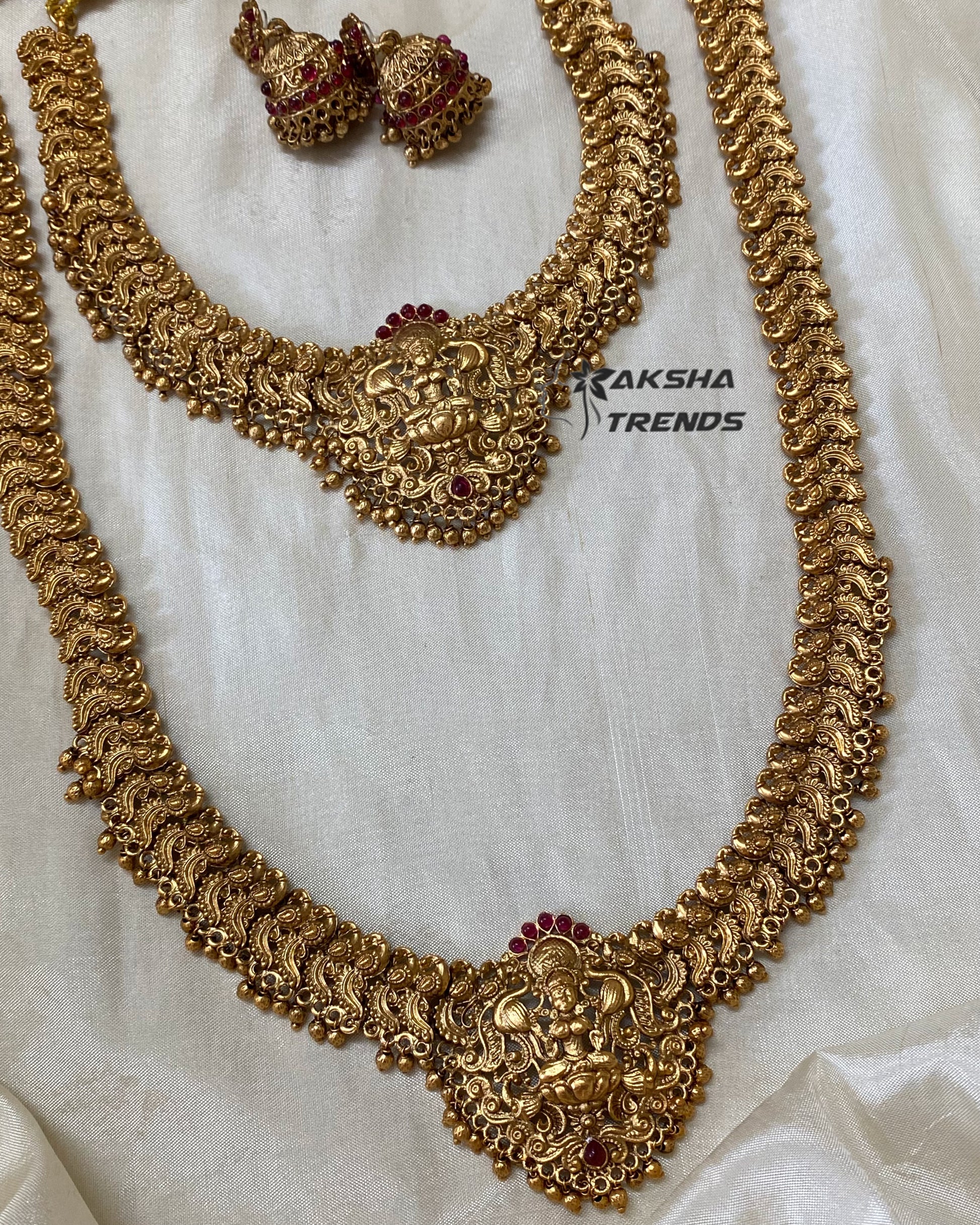 Golden Lakshmi bridal combo Aksha Trends