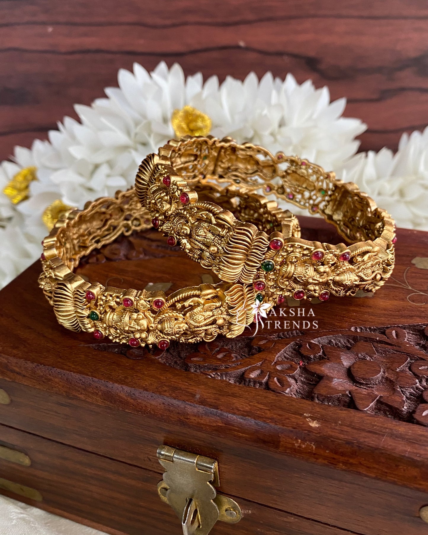 lakshmi with balaji bangles (2pc) Aksha Trends