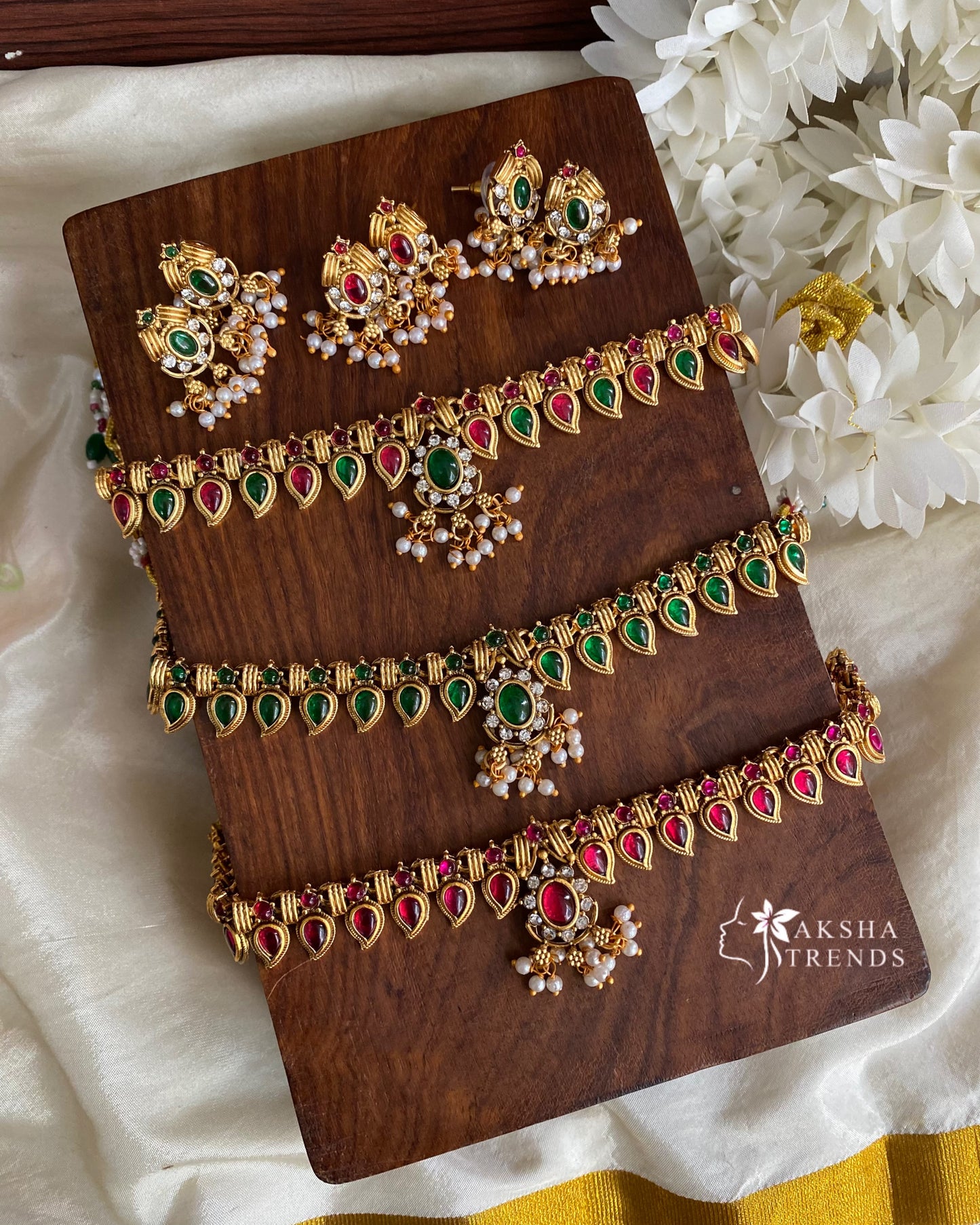 Antique Palakka Necklace Aksha Trends