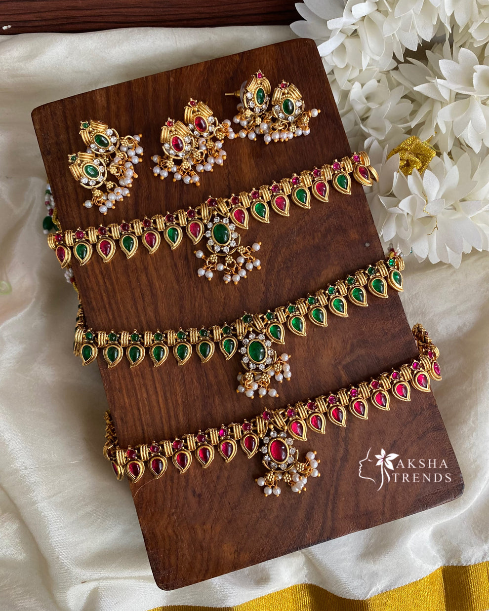 Antique Palakka Necklace Aksha Trends 