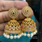 Big Premium American diamond jhumkas Aksha Trends