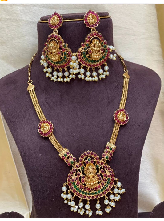 Guttapusulu lakshmi necklace v1 Aksha Trends