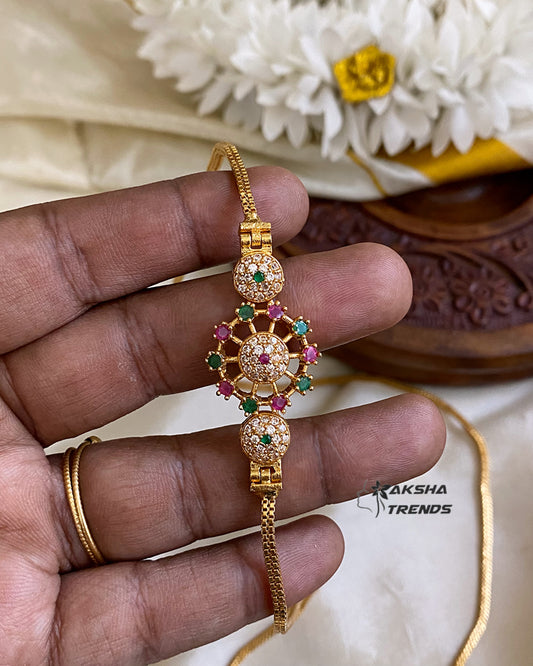 Floral Mogappu chain