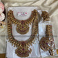 Golden manga bridal set Aksha Trends