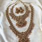 Mayura Grand bridal set -Gold bead Aksha Trends