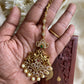 Floral diamond Tikka Aksha Trends