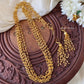 8 layer gold pearl chain set Aksha Trends