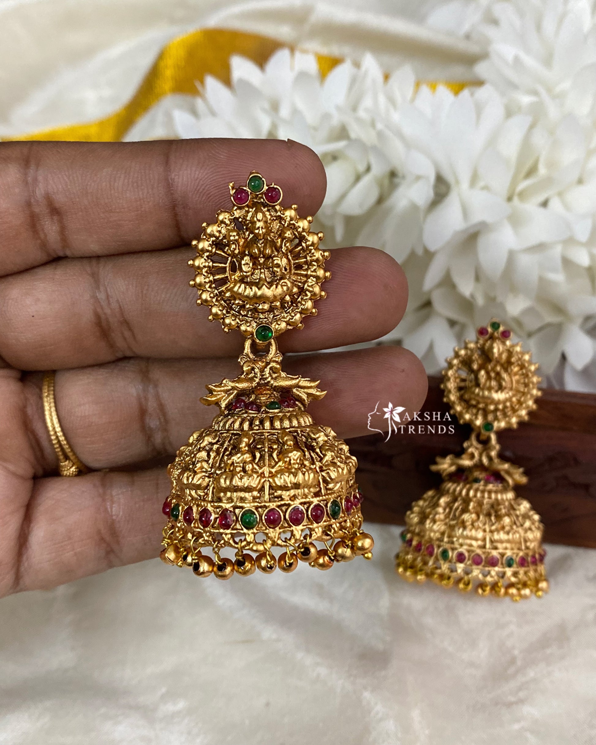 Bridal Jhumkas Aksha Trends