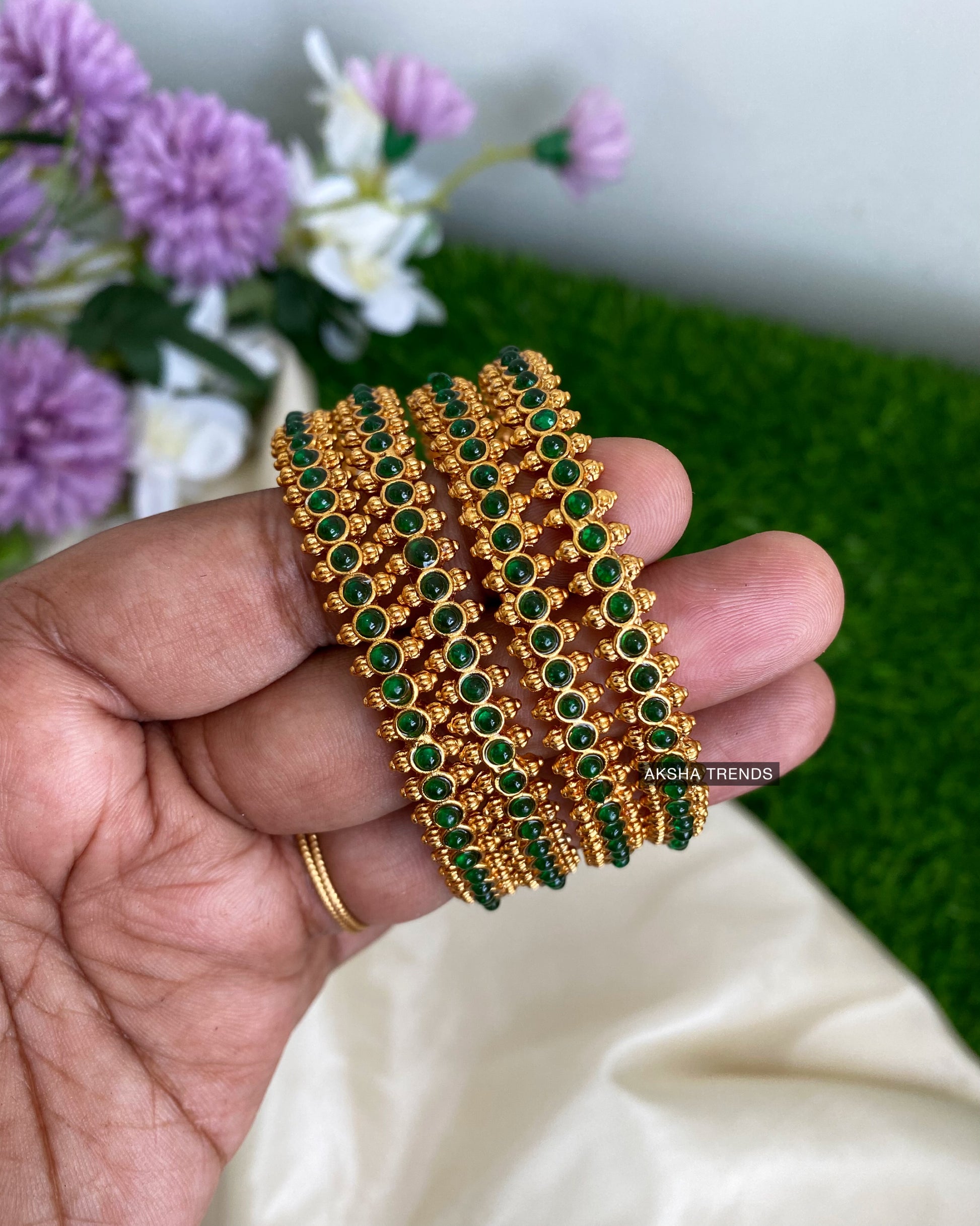 Kemp bangles -Green Aksha Trends