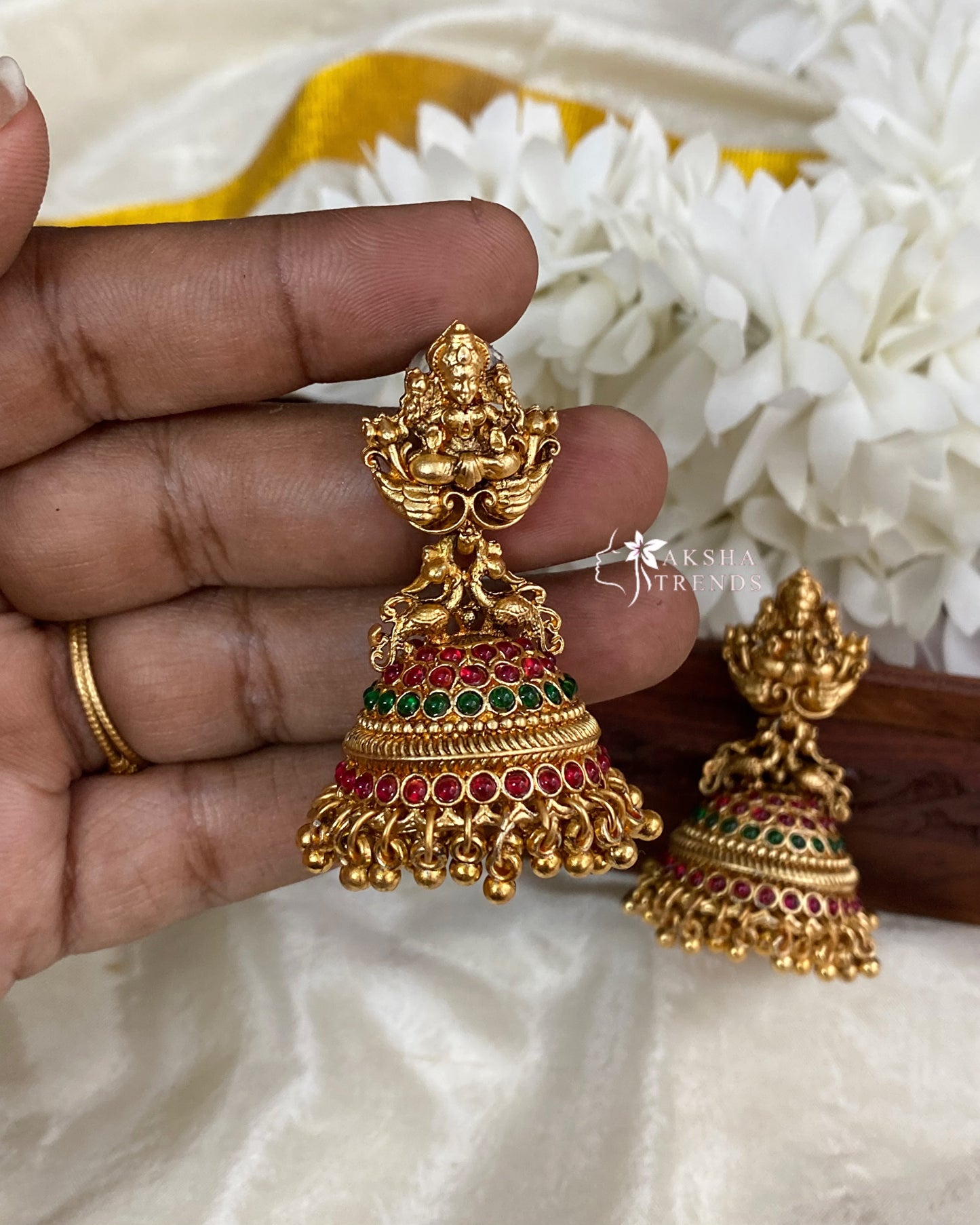 Bridal kemp Jhumkas Aksha Trends