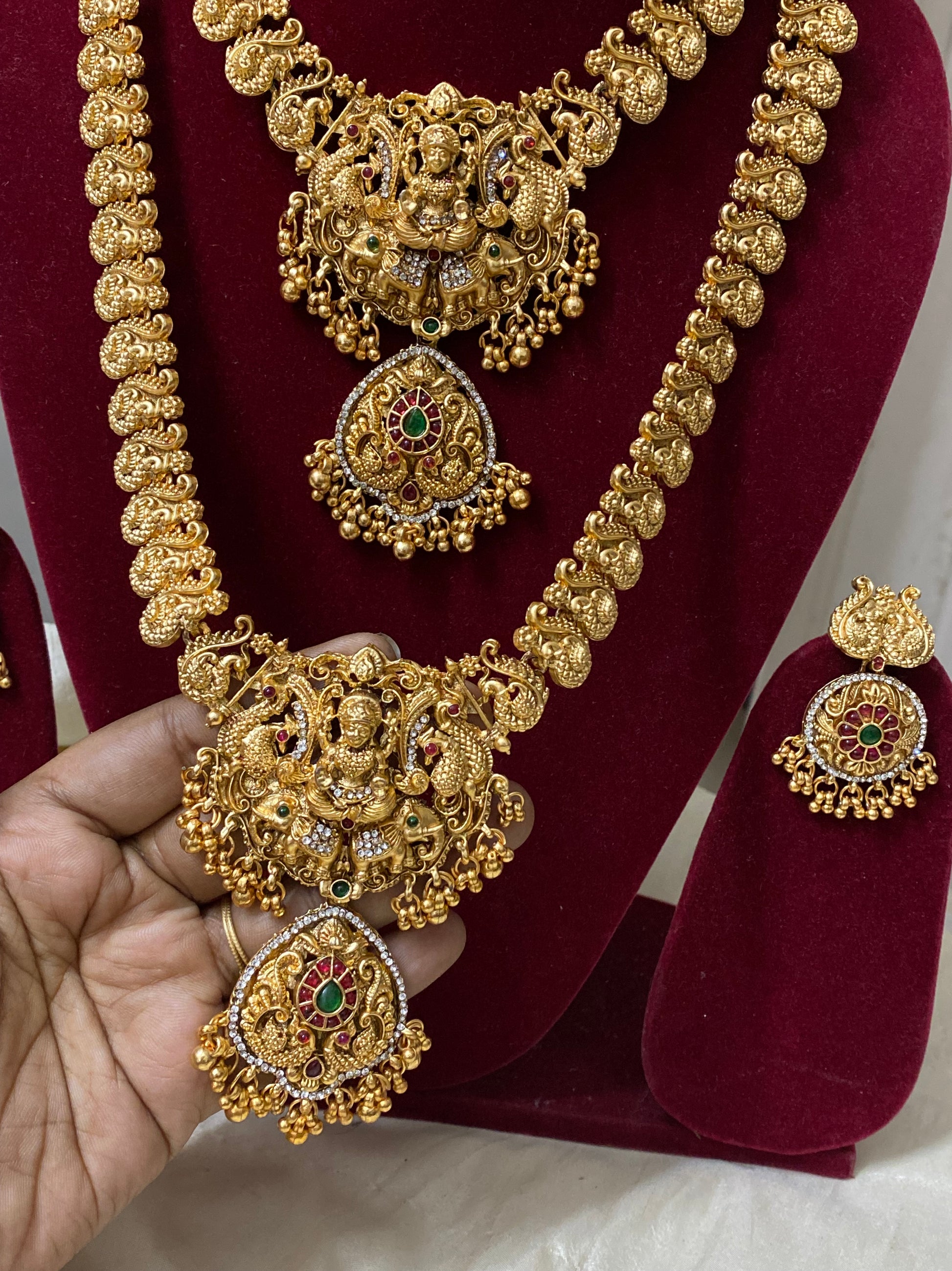 Lakshmi bridal combo -Gold Aksha Trends