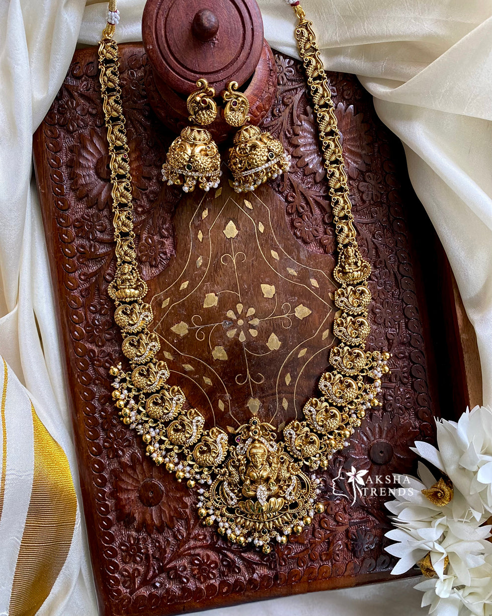 Nagasi bridal Haram -Gold Aksha Trends 