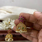 Floral diamond jhumka Aksha Trends