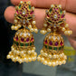 Lotus kemp jhumkas -Multi Aksha Trends