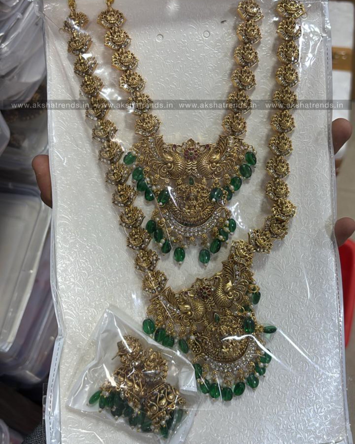 Nagas Temple Bridals -Green Aksha Trends