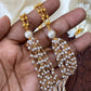 8 layer gold pearl chain set Aksha Trends