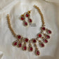 Royal Diamond Necklace -Ruby Aksha Trends