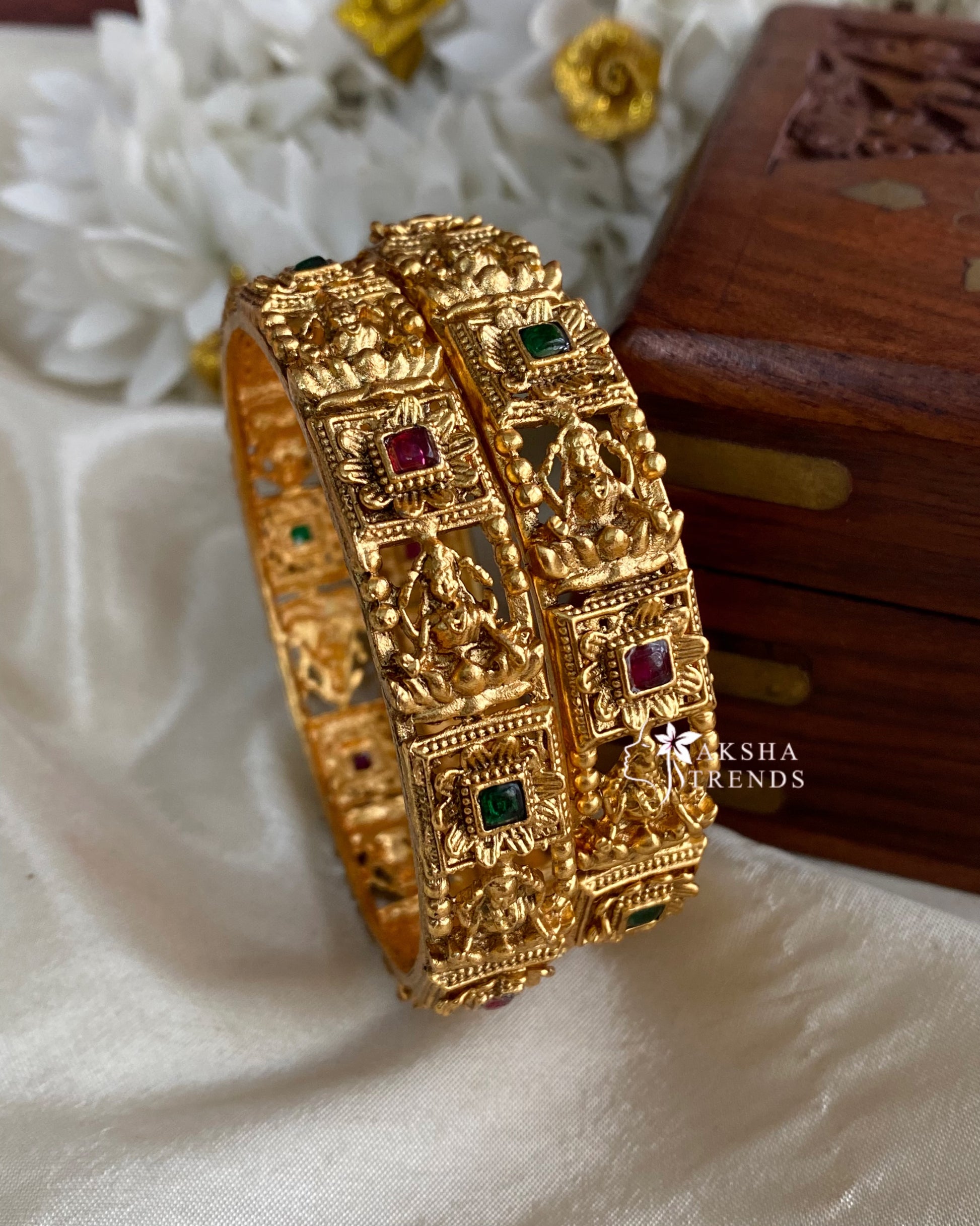 Lakshmi bangles (2pc) Aksha Trends