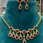 Royal Diamond Necklace -Ruby Aksha Trends