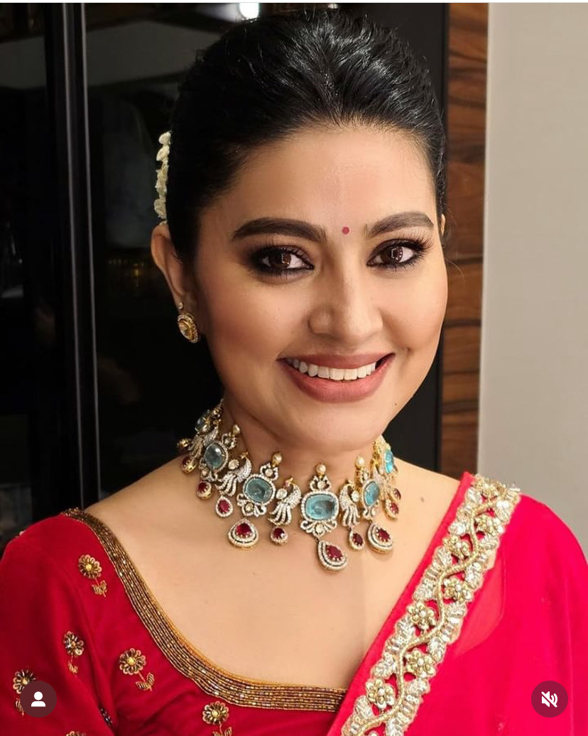 Sneha diamond necklace Aksha Trends