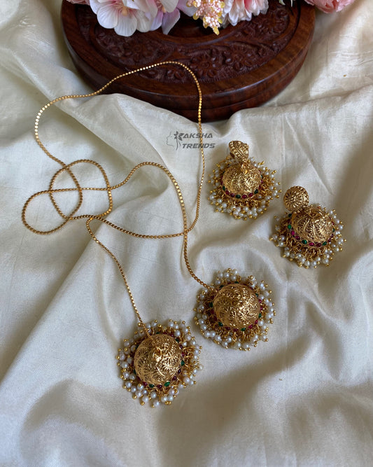 Trendy Jhumka chain Aksha Trends