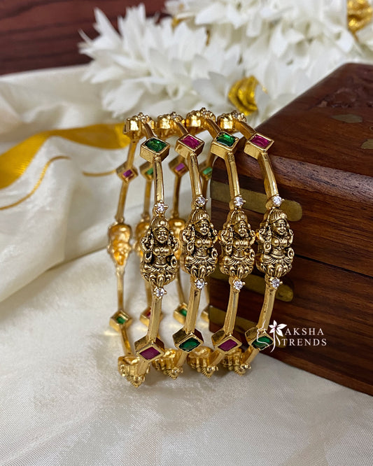 Lakshmi diamond bangles (4pc) Aksha Trends