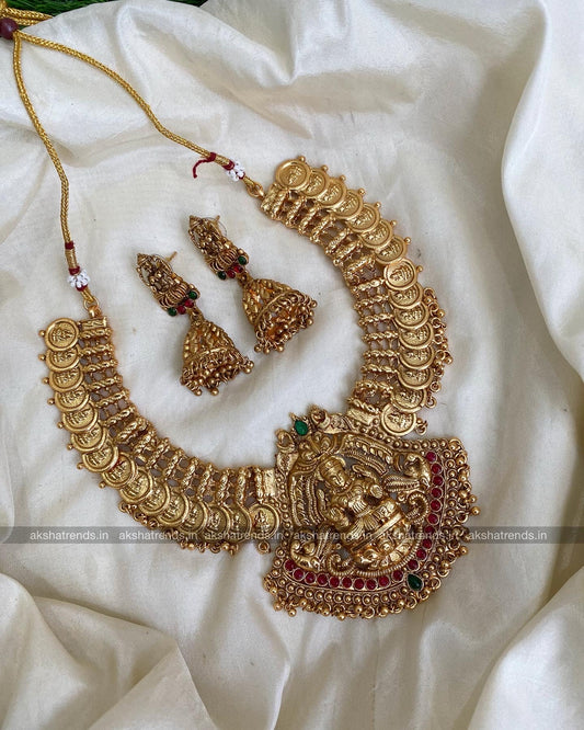 Bridal lakshmi necklace Aksha Trends