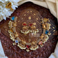 Golden Elephant Necklace -Multi Aksha Trends