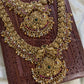 Mayura Grand bridal set -Gold bead Aksha Trends