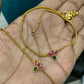 Premium Lotus kemp Anklet / kolusu Aksha Trends