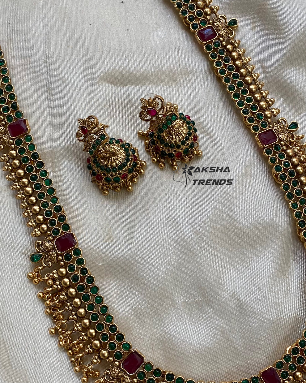 Bridal kemp Haram -Green Aksha Trends 