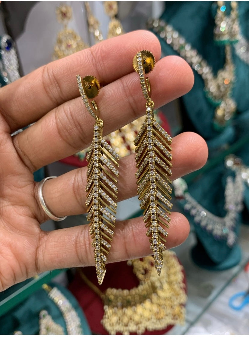 Trendy long Earrings Aksha Trends