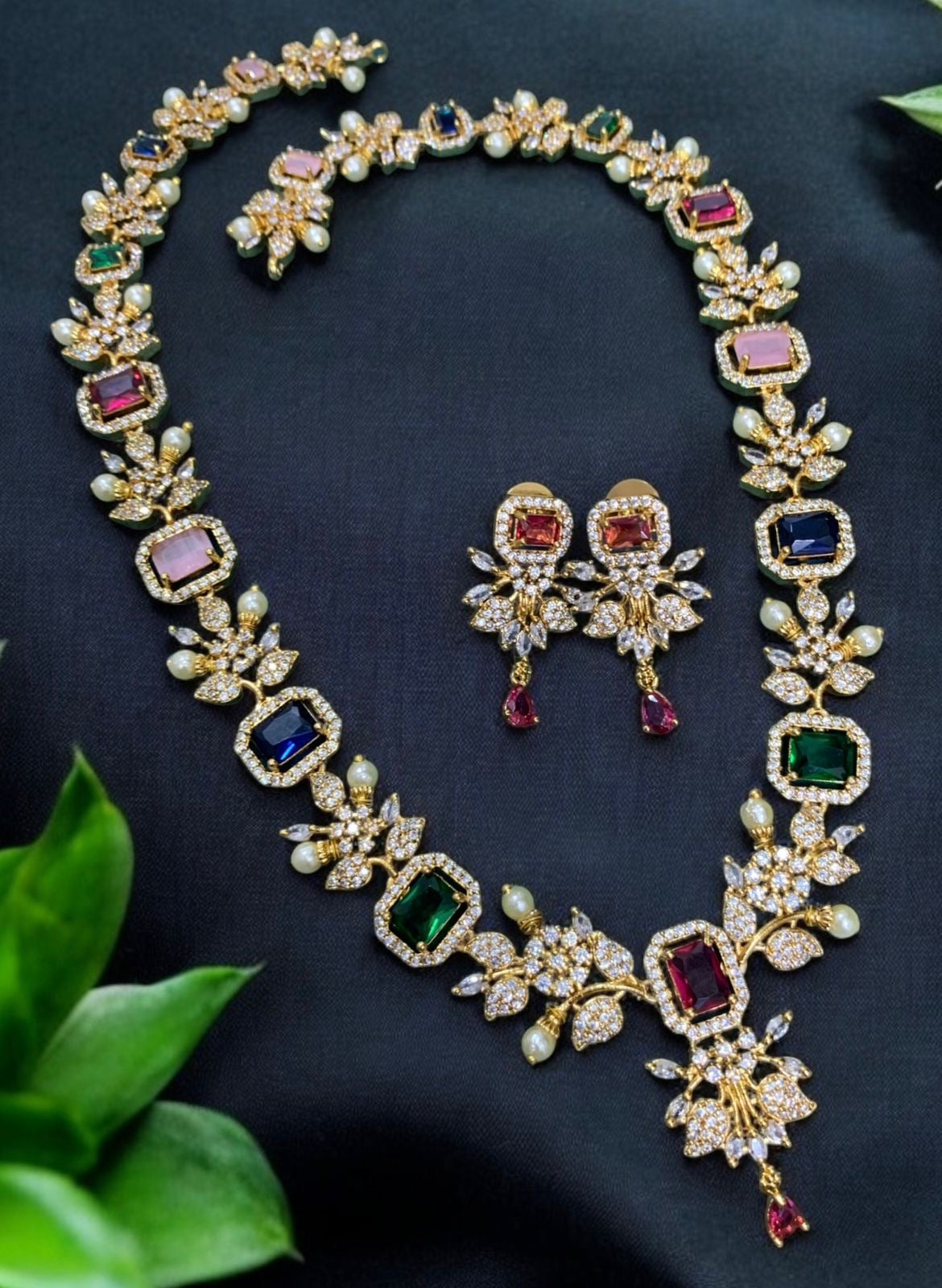 Navaratna pearl haram Aksha Trends