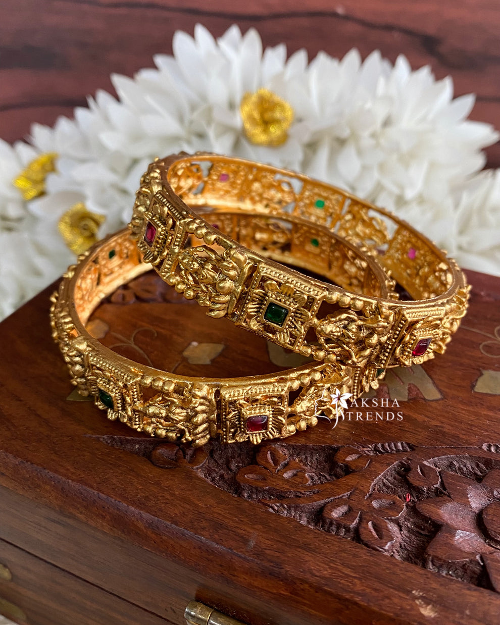 Lakshmi bangles (2pc) Aksha Trends 