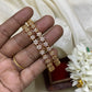 Nakshatra diamond bangles (2pc) Aksha Trends