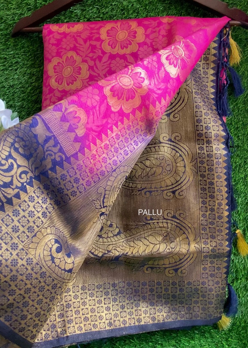 Kubera Pattu soft saree Aksha Trends