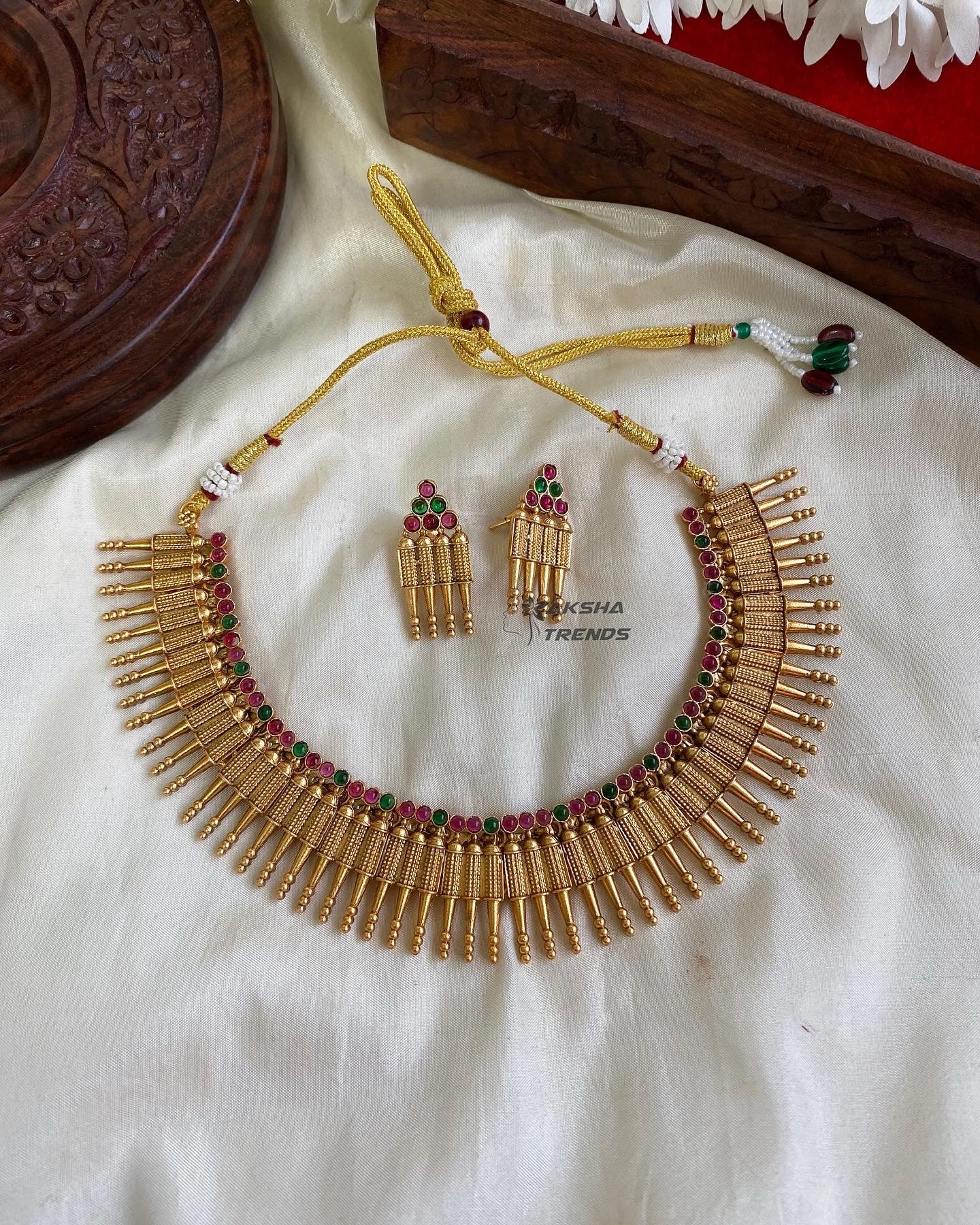 Bridal mullu necklace Aksha Trends